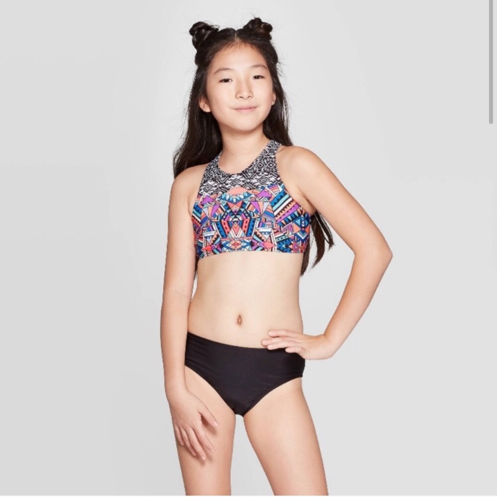 Art Class Kaleidoscope Bikini Bottom & Top